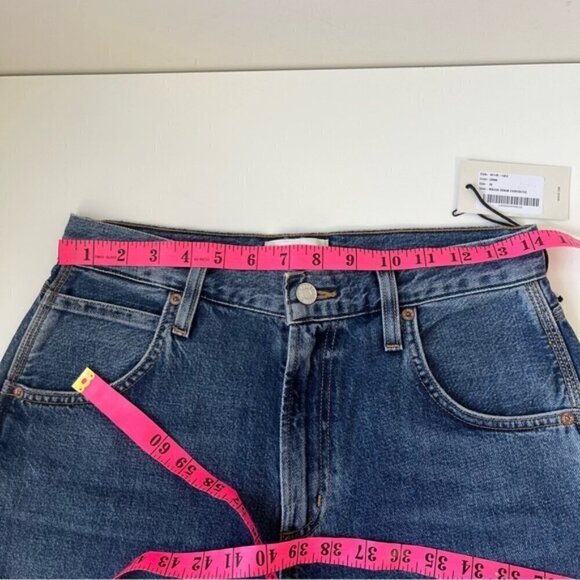 Agolde Magda Denim Carpenter in Darkness - Picture 7 of 13